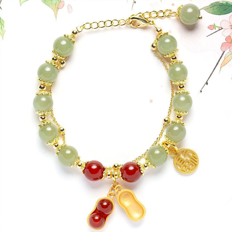 Avelena | Kette Natürliche Jade Armband