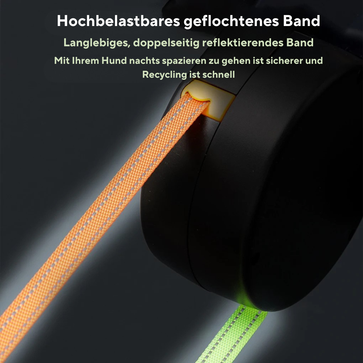Avelena | Nie Wieder Verheddern Doppelleine für Hunde mit Led-Licht