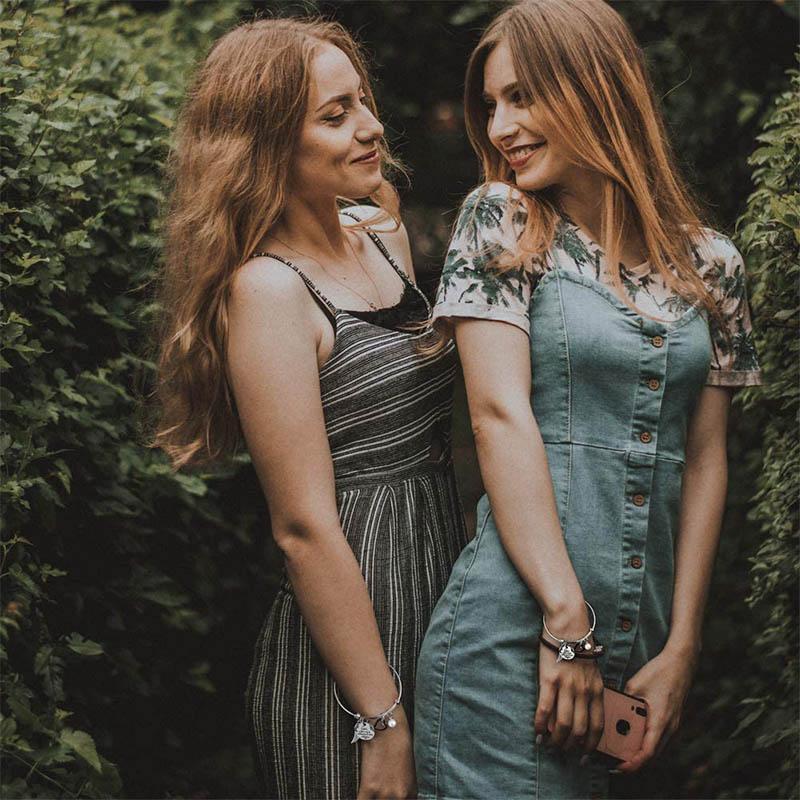 Avelena | Niemals Allein Schwester Armband