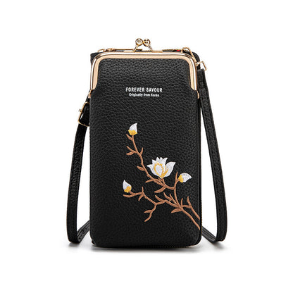 Avelena | Bestickte Damen-Crossbody-Geldbörse