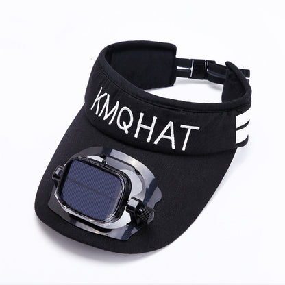 Avelena | Sonnenblendenhut mit solarbetriebenem Ventilator, für Camping, Wandern