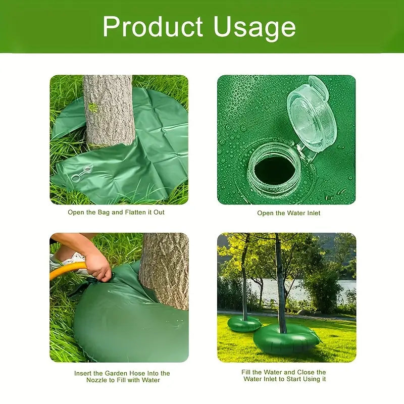 Avelena | Baum Bewässerungstasche mit Tropfbewässerung – Effektive Bewässerungslösung für Bäume und Sträucher