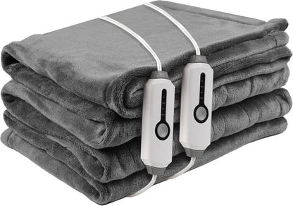Avelena | Heizbare Elektrische Wurfdecke, Kuschelige Fleece Wärmendecke Mit 4 Wärmeleveln