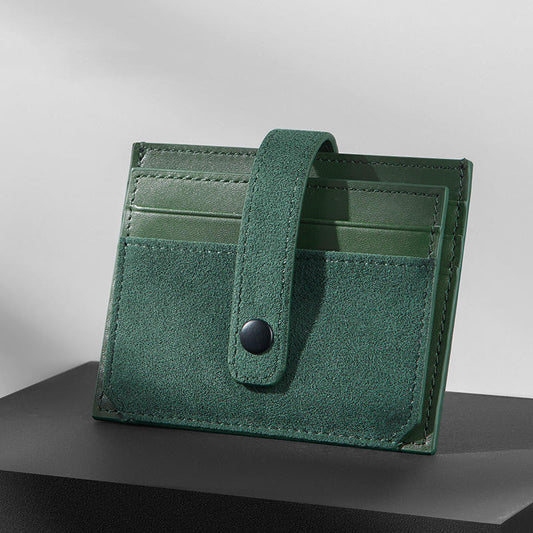 Avelena | Echtes Leder Anti-Magnet Kartenhalter