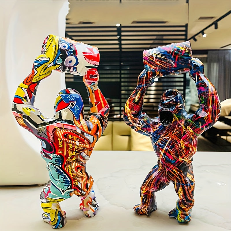 Avelena | Luxus-Graffiti-Donkey-Kong-Fass-Skulptur
