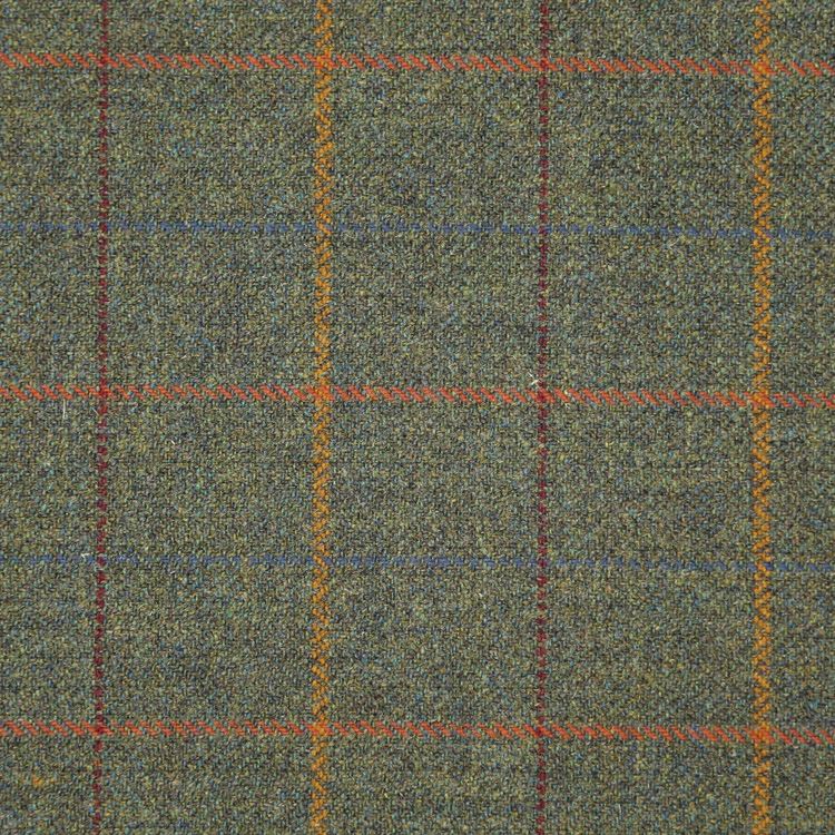 Avelena | Garforth Tweed Schirmmütze Derwent Grün