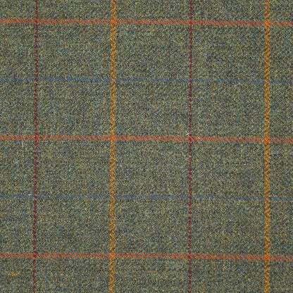 Avelena | Garforth Tweed Schirmmütze Derwent Grün