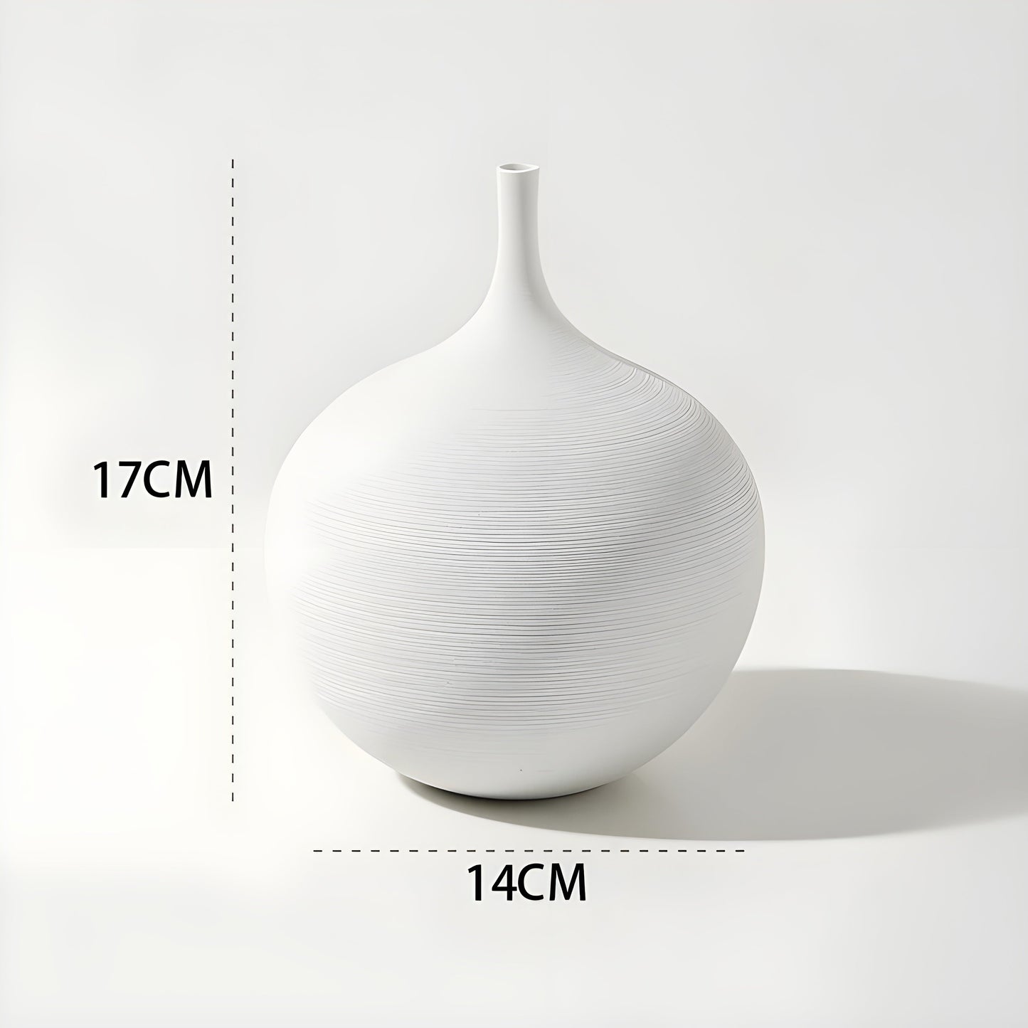 Avelena | Minimalistische Handgefertigte Keramische Zen-Vase