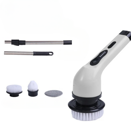 Avelena | 9-in-1 Elektrische Drehreinigungsbürste mit LED-Display – 1+1 KOSTENLOS