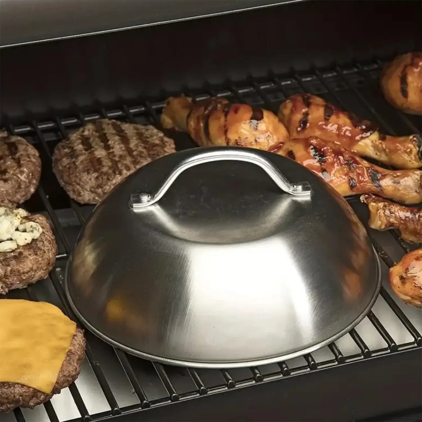 Avelena | 9" Edelstahl Ofen Abzieher Abdeckung Grillwerkzeuge Zubehör