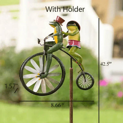 Avelena | AntiquitätenTwister Vintage Metall-Fahrrad Windmühle