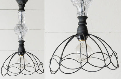 Avelena | Kabel Pendelleuchte mit Glaselement