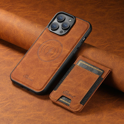 Avelena | Leder Handyhülle mit Kartenhalter und Magsafe-Kompatibilität