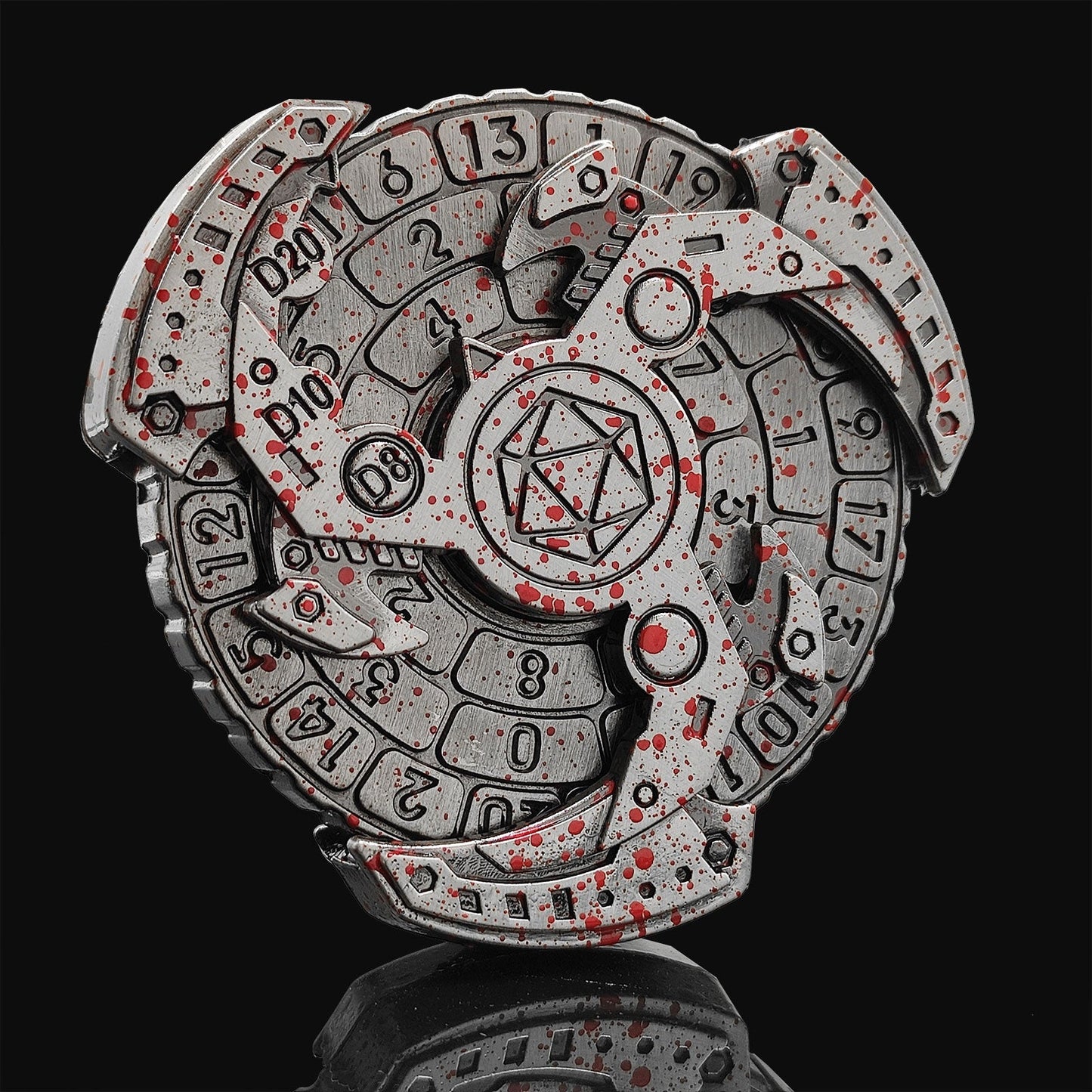 Avelena | 7-in-1 Fidget Spinner Polyhedral Metal Würfel