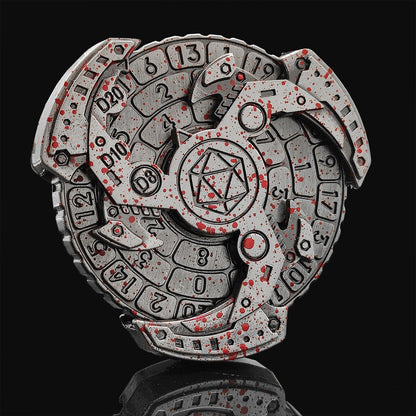 Avelena | 7-in-1 Fidget Spinner Polyhedral Metal Würfel
