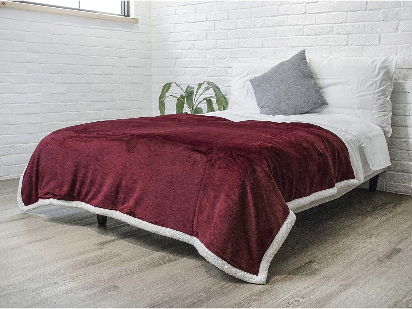 Avelena | Twin Plush Sherpa-Decke