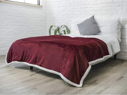 Avelena | Twin Plush Sherpa-Decke