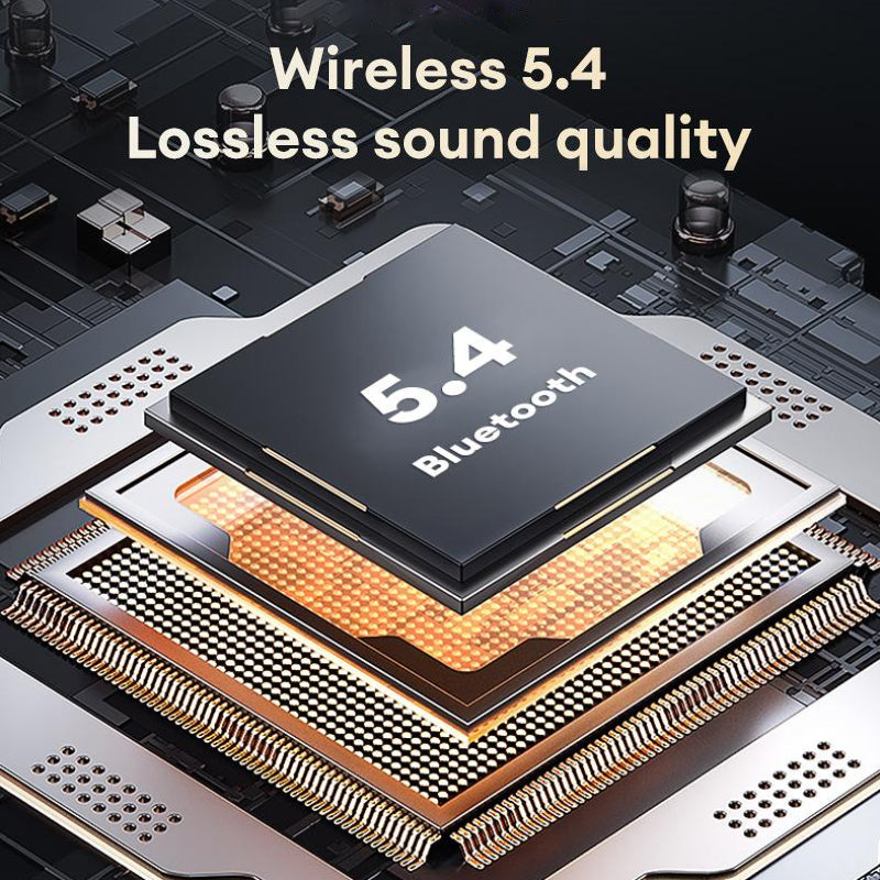 Avelena | Clip-On Ohr LCD Vollfarb-Touchscreen Audio Drahtlose Kopfhörer