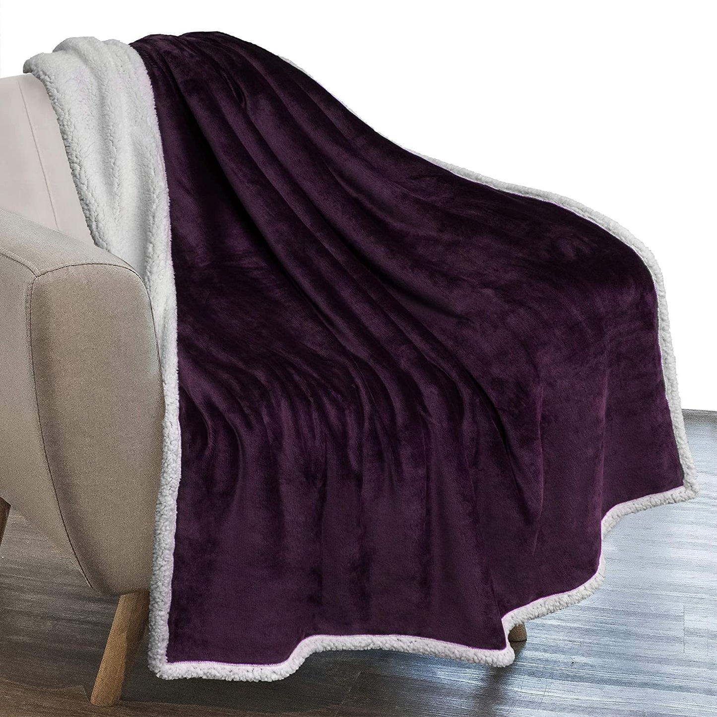 Avelena | Twin Plush Sherpa-Decke