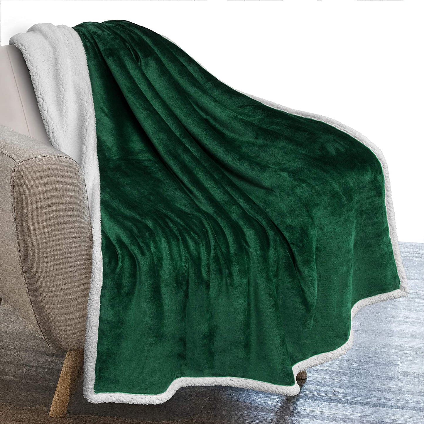 Avelena | Twin Plush Sherpa-Decke