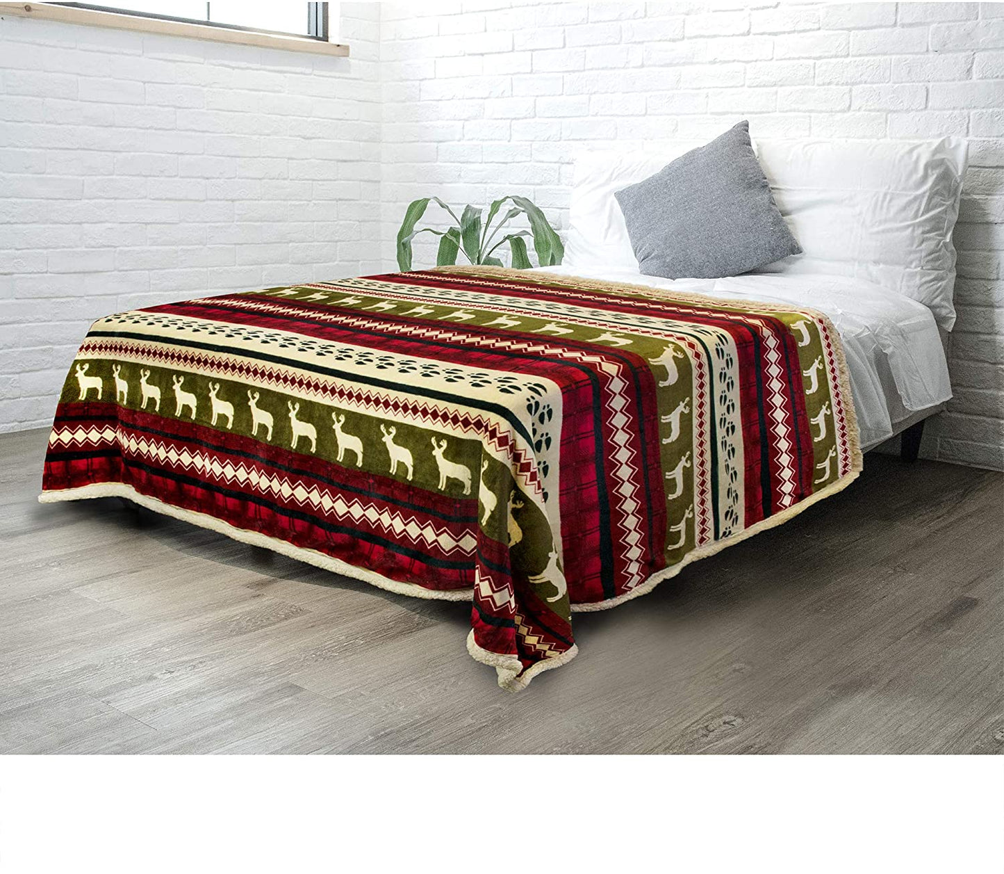 Avelena | Twin Plush Sherpa-Decke