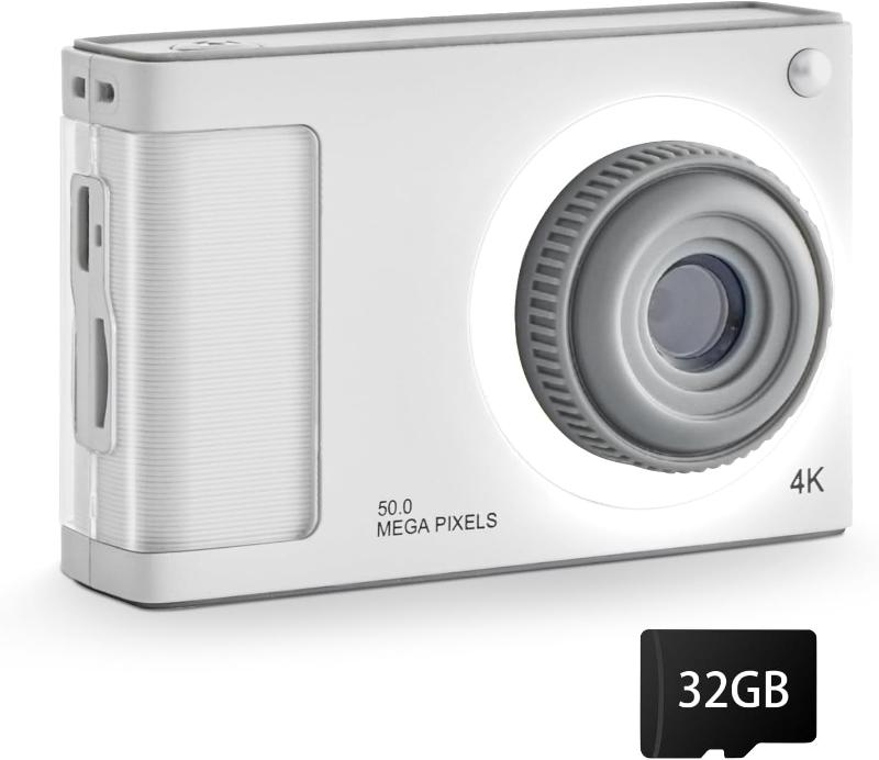 Avelena | 1080P Kinderkamera Mit 32Gb Karte, 48Mp 8X Zoom Digitalkamera Zum Tippen Und Fotografieren