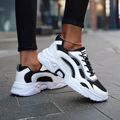 Avelena Modische Plattform-Chunky Sneakers für Damen | Perfekt für den Alltag