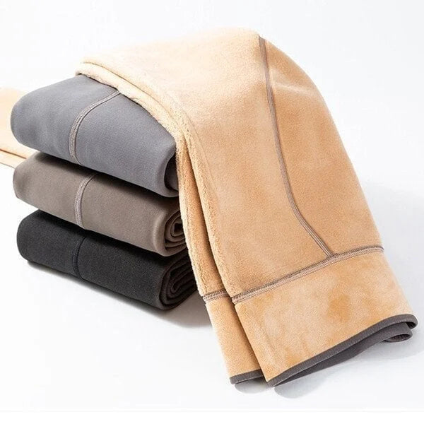 Avelena | Transparente Wärmepolstergefütterte Elastische Leggings