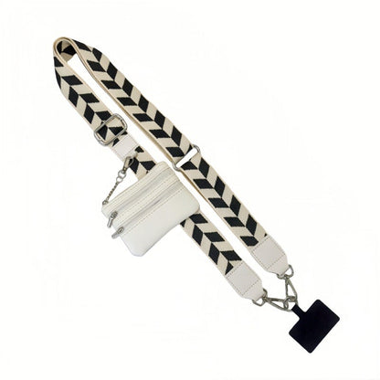 Avelena | Verstellbarer Telefon Lanyard Crossbody Gurt mit Geldbörse