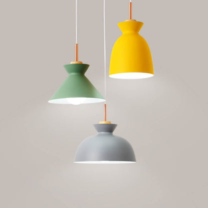 Avelena | AuroraLite Nordic Pendelleuchte | Metall-Design | 1-Licht | Moderne Farboptionen