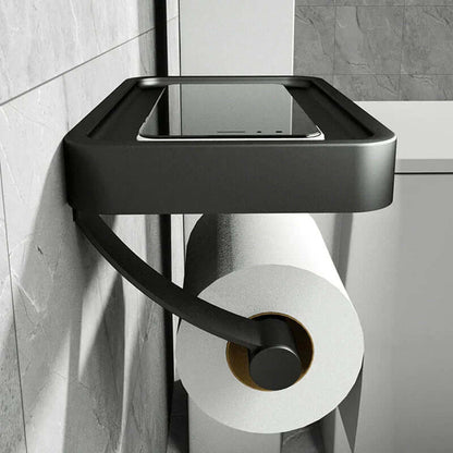 Avelena | Edelstahl Toilettenpapierhalter mit Ablage