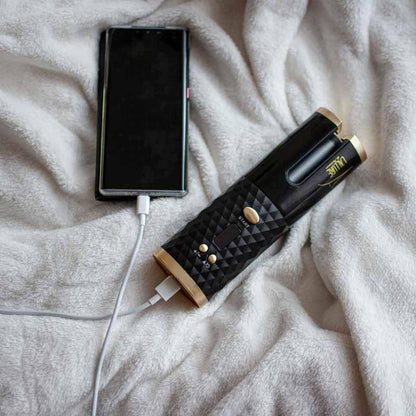 Avelena | Drahtloser Auto-Rotations-Lockenstab