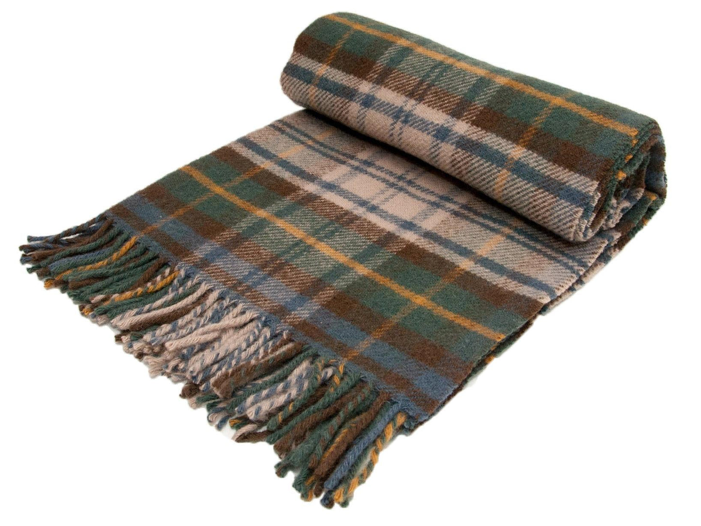 Avelena | Tartan Ren Wolle Teppich Antik Kleid Gordon