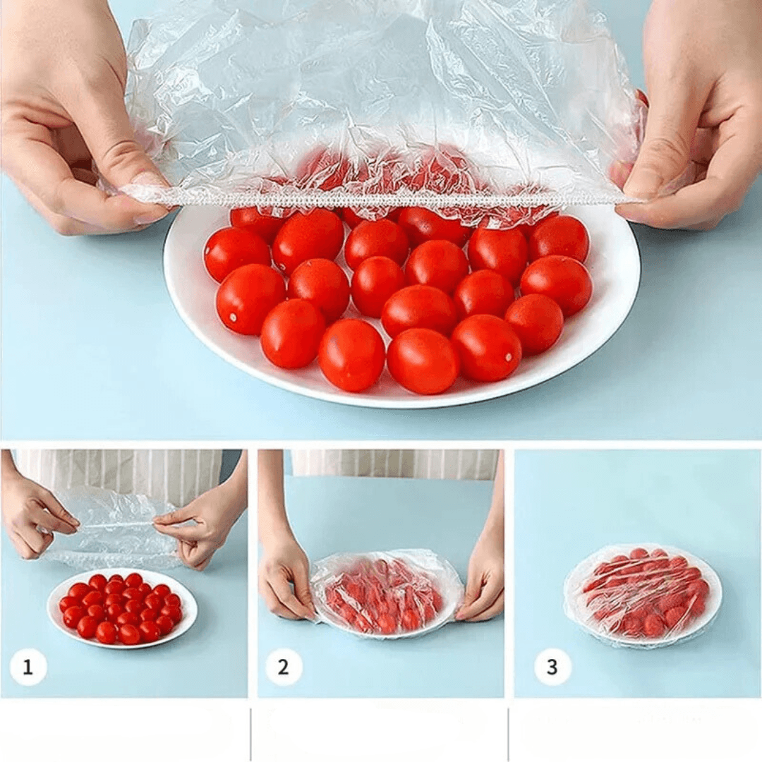 Avelena | Einweg-Elastikabdeckungen. 100 Stück. für Schalen und Becher