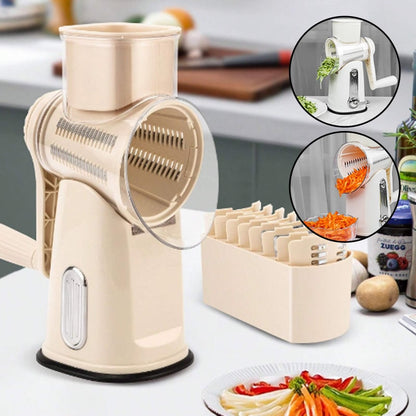Avelena | 5 in 1 Käse Gemüse Reibe mit Griff