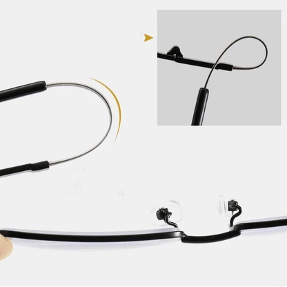 Avelena | Titanprogressive Fern- und Nahbereich Dual-Use Lesebrille