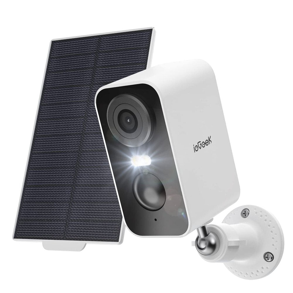 Avelena | Solør Drahtlose Sicherheitskameras Außen, Wifi, Iegeek 2K Farb Nachtsicht, Spotlight & Sirene Alarm, Außenkamera Mit Ki Bewegungserkennung