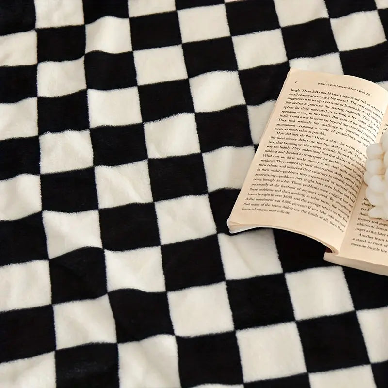 Avelena | Klassische Karodecke – Weiche und Warme Decke für Sofa und Schlafzimmer