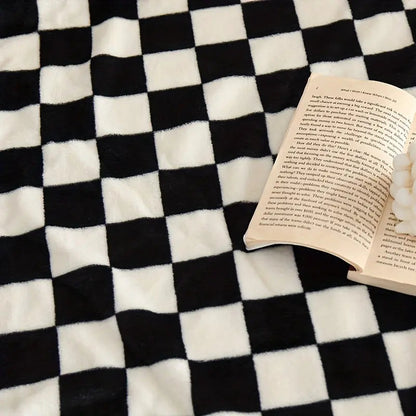 Avelena | Klassische Karodecke – Weiche und Warme Decke für Sofa und Schlafzimmer