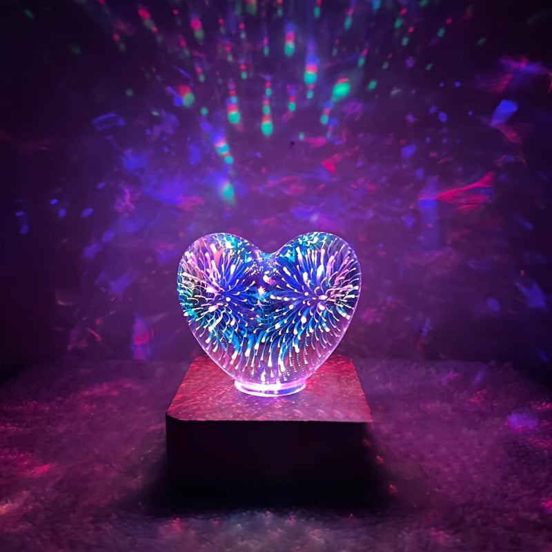 Avelena | 3D Led Herzlampe für Romantische Stimmungsbeleuchtung