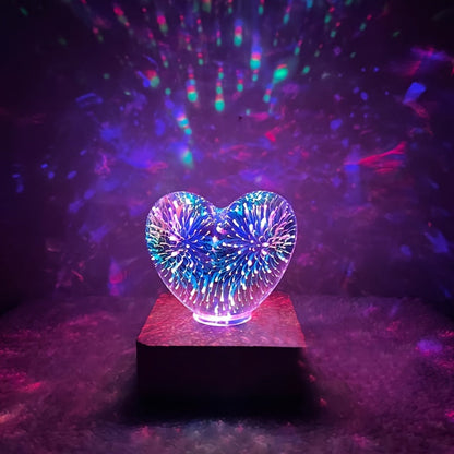 Avelena | 3D Led Herzlampe für Romantische Stimmungsbeleuchtung