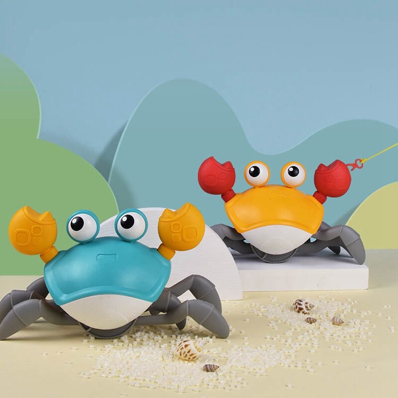 Avelena | Badewannenspielzeug Krabbe Uhrwerkzeug Baby Säugling Wasser Strandspielzeug für Baby Badewanne Schwimmen Dusche Spiel Badezimmer Spielzeug für Kinder Geschenke