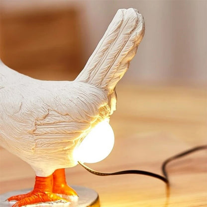 Avelena | Frendorf Huhn Lampe - lustige Tischlampe in Form eines Huhns