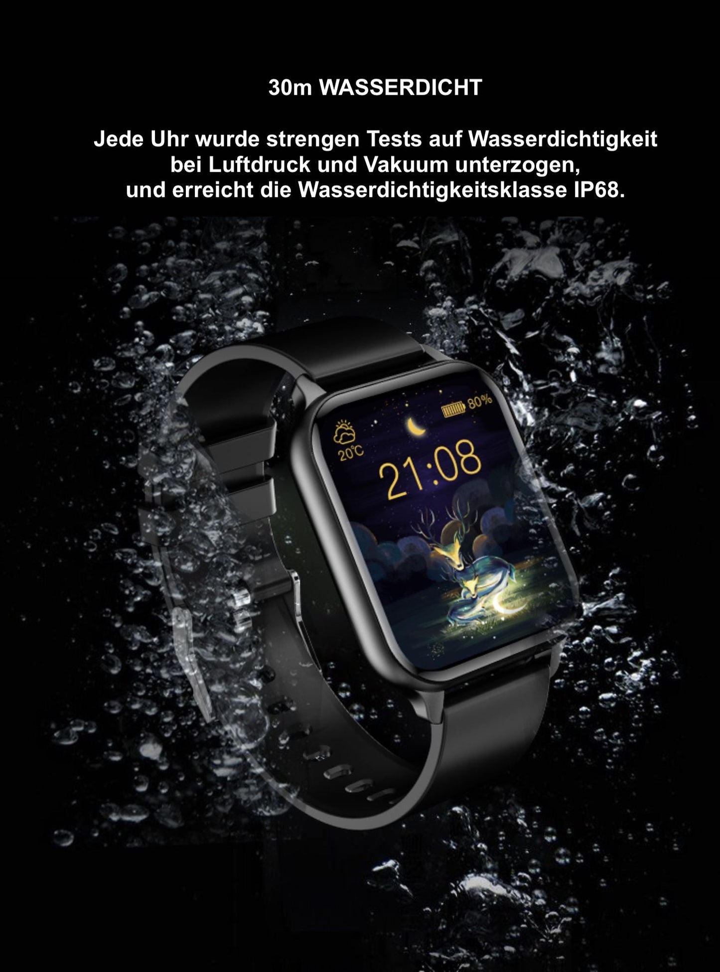 Avelena | 360° Fitsmartwatch Pro2