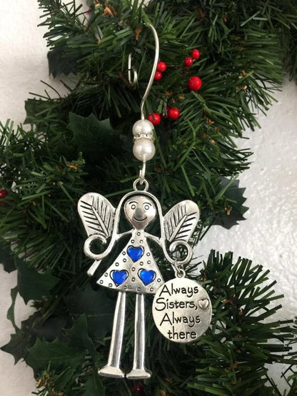 Avelena | Verrückte schöne Freunde für immer - Engel Ornament Weihnachtsgeschenk