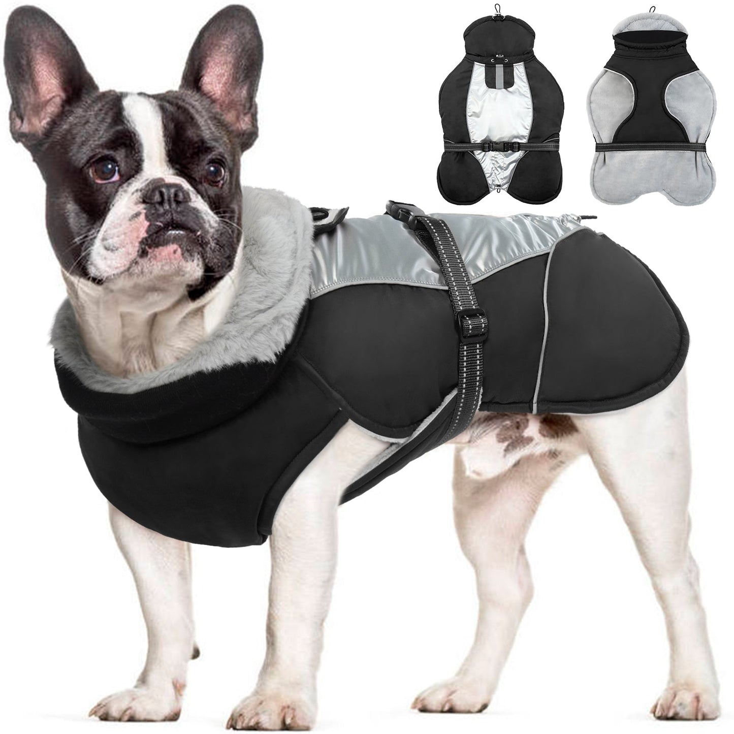 Avelena | Reflektierende Hundeweste für Winter Sicher und Warm