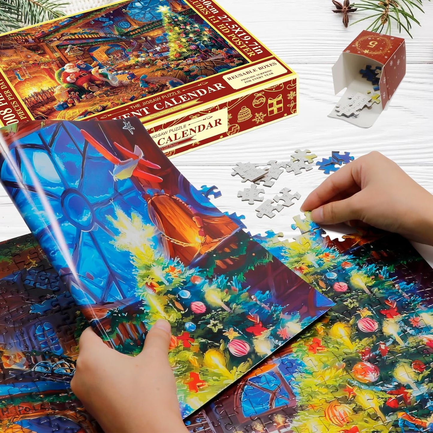 Avelena | Adventskalender Weihnachtspuzzle
