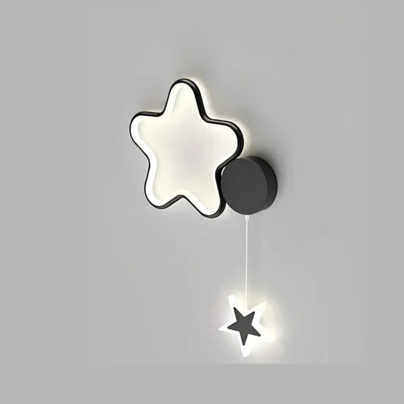 Avelena | DreamLight | Magische Wandlampe mit Wolken, Sternen und Mond
