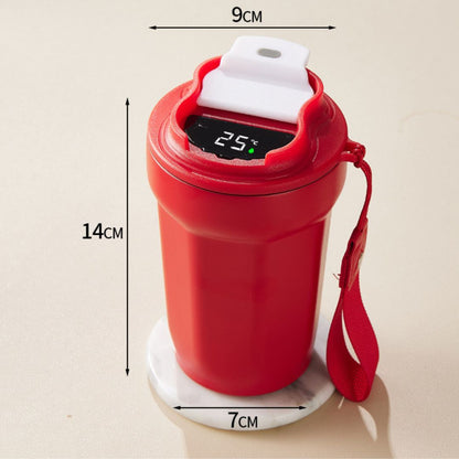 Avelena | Edelstahl  Kaffebecher mit LED Temperatur Anzeige 450 ML