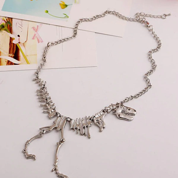 Avelena | Dinosaurier-Skelett-Halskette